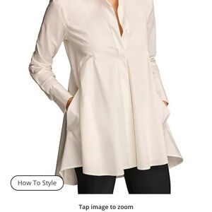 Elegant Cream Women's Top